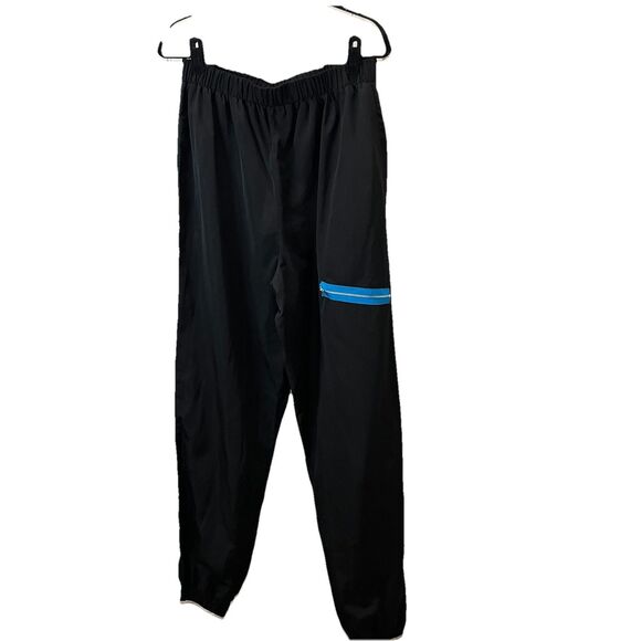 Revolution Dancewear Black Nylon Joggers Pants Womens Size XL Pull On Adult - Picture 1 of 10